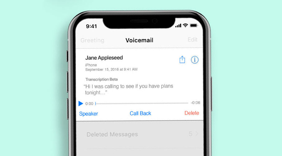 set up voicemail on iphone 14