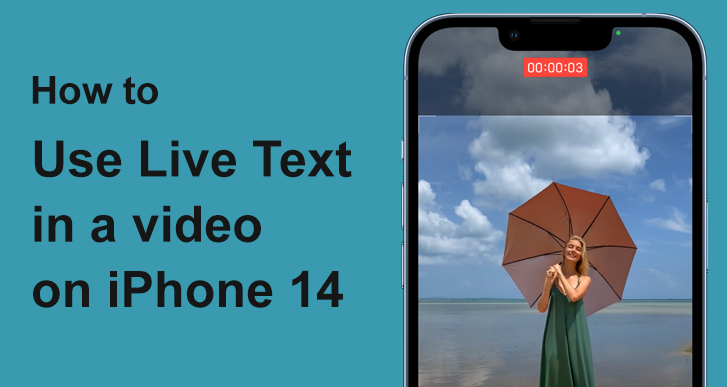 use live text for video
